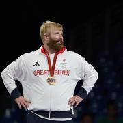 Chris Skelley with his bronze medal