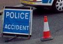 Car crashes into lamppost and garden wall on West Kirby street