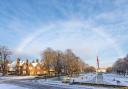 Andrew Crothall’s photograph of a ‘snowbow’