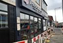 Repairs underway at Pecorino Cucina Italiana on Hoylake Road in Moreton after explosion on Saturday night