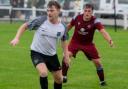 Action from Ashville's defeat to Abbey Hulton United