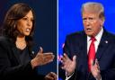 Kamala Harris and Donald Trump (AP)