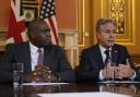 Foreign Secretary David Lammy (left) and US Secretary of State, Antony Blinken during a strategic dialogue at the Foreign and Commonwealth Office (FCDO) in Westminster, London (Alberto Pezzali/PA)