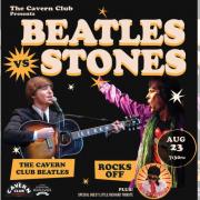 Poster for 'Beatles vs. Stones' show at the Floral Pavilion in New Brighton on Friday, August 23