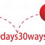 Poster for the ’30 Days 30 Ways’ campaign