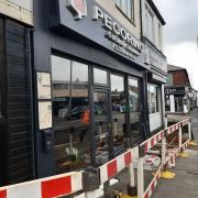 Repairs underway at Pecorino Cucina Italiana on Hoylake Road in Moreton after explosion on Saturday night