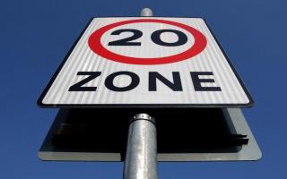 Library image of 20mph zone sign