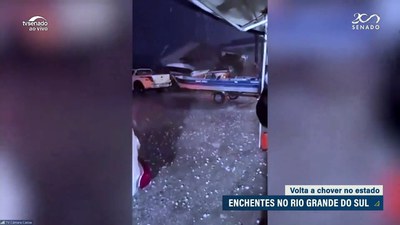 Retorno da chuva deixa a população do RS em alerta