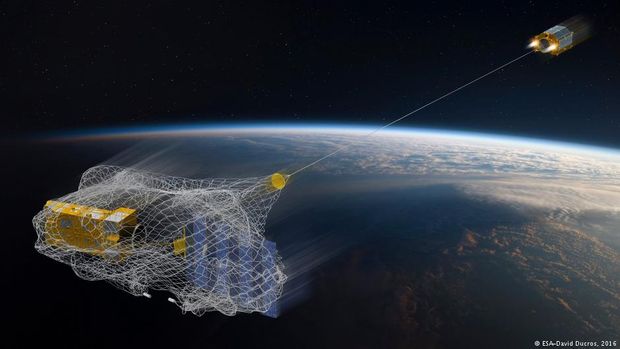 Sat�lite coletor de lixo espacial da ESA pode come�ar atividades em 2023