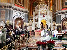 Boris Ieltsin, 1� presidente russo da p�s-era sovi�tica, � enterrado hoje em Moscou