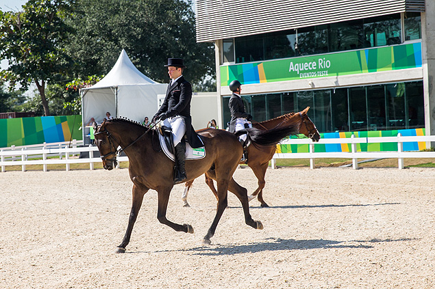 Evento test de hipismo en el parque ol�mpico Deodoro