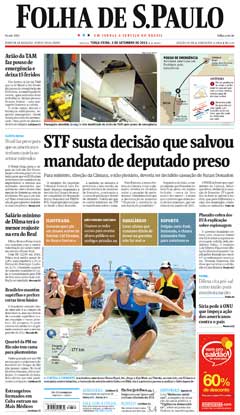 Veja a vers�o digital da Folha