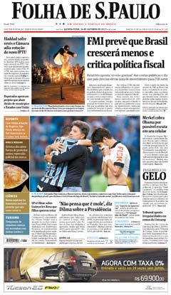 Veja a vers�o digital da Folha