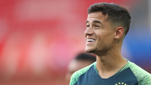 Philippe Coutinho en Moscú