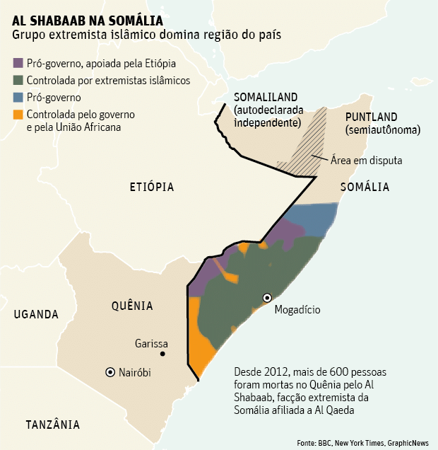 AL SHABAAB NA SOM�LIAGrupo extremista isl�mico domina regi�o do pa�s