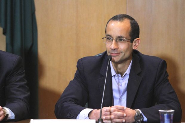 Marcelo Odebrecht, em depoimento na CPI da Petrobras, na sede da Justi�a Federal, em Curitiba (PR)