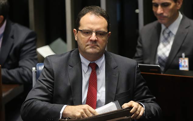 Nelson Barbosa fala na vota��o do julgamento final do impeachment no Senado