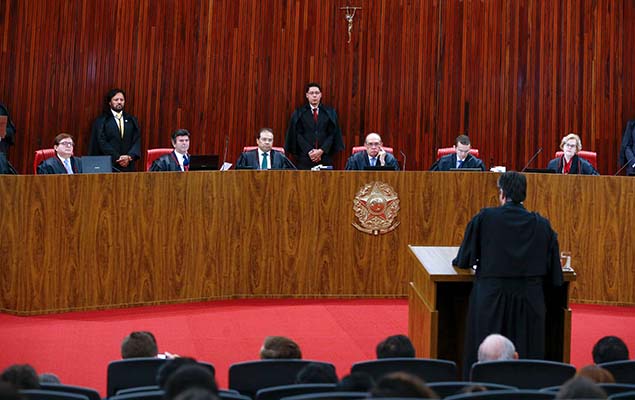 TSE julga o pedido de impugna��o da chapa Dilma-Temer, em a��o proposta pelo PSDB, em Bras�lia (DF), nesta ter�a-feira