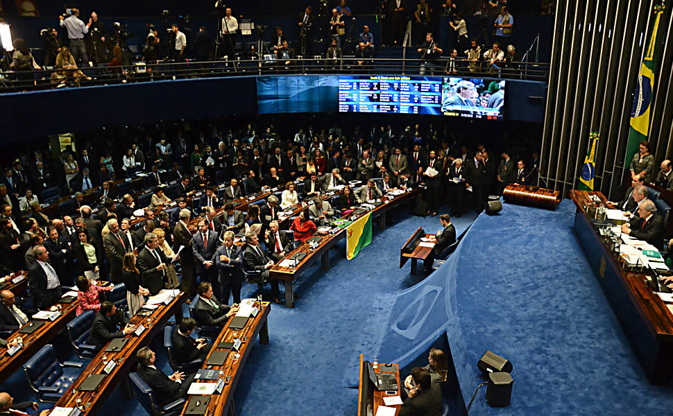 �ltimo dia da vota��o do impeachment