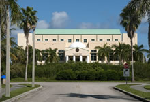 Exterior of FIU's Roz and Cal Kovens Conference Center