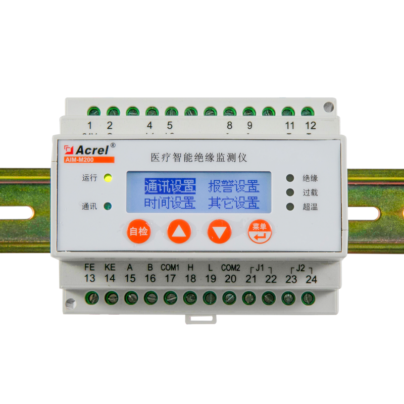 安科瑞AIM-M300絕緣監測儀IT系統絕緣電阻監測