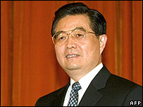 Chinese President Hu Jintao