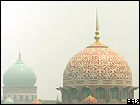 Mosque in Kuala Lumpur, Malaysia