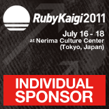 RubyKaigi2010 Individual sponsor