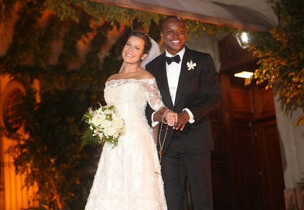 Casamento de Fernanda Souza e Thiaguinho (Foto: Iwi Onodera / Ego)