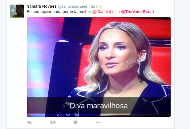 Estreia de The Voice Brasil bomba na web (Foto: Reprodução/Twitter)