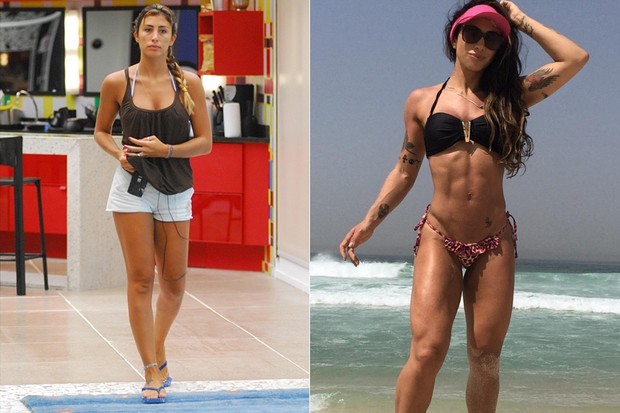 Jaque Khury virou musa fitness e faz sucesso nas redes sociais (Foto: TV Globo/Divulgação/Reprodução)