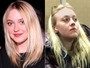 Dakota Fanning pega metrô em Nova York com look casual e sem make