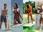 Stand up paddle, slackline, ioga... Veja os dez esportes que estão bombando entre os famosos neste verão