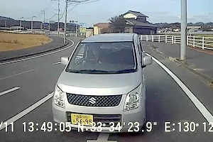 【福岡】何も見てない運転の軽自動車にノーブレーキで突っ込まれる事故。