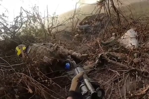 【動画】ウクライナ兵のGoProカメラが記録した接近戦が怖い。