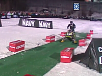 【XGames】スノーモービルでE難度の大技フロントフリップを成功させちゃう。
