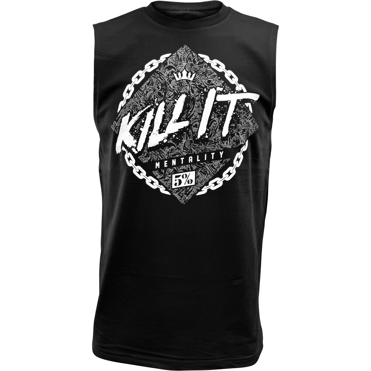 Kill It Mentality, Black Cut off T-Shirt