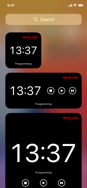 iOS 14 Widgets