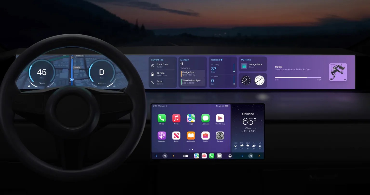 DOJ lawsuit misunderstands CarPlay | Extended instrument cluster feature shown