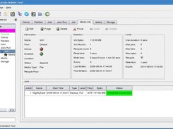 Bacula Admin Tool (bat) Media view