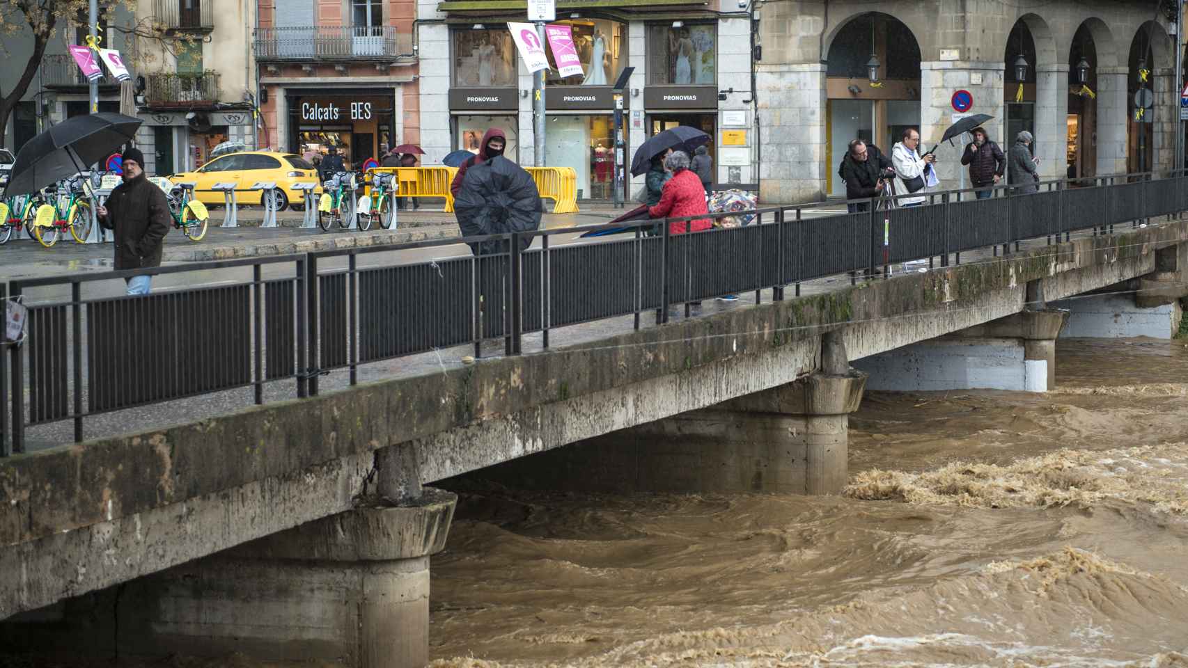 Lluvia en Girona