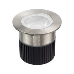 Luminaria Led Solo Elegance 5W Luz Amarela 3000K Aço Escovado Bivolt Avant