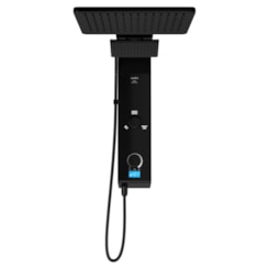 Chuveiro Eletrônico Digital Ducha de Parede Hydra Falls Power Preto 5500W 110V