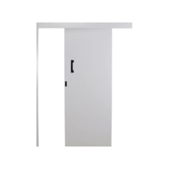 MGM PORTA DE CORRER SOBREPOR MELAMÍNICA ABERTURA DIREITA 215X70X6CM BRANCO