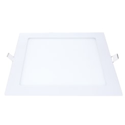 Painel Pop LED Plafon De Embutir 18W Quadrado 22cm Luz Amarela 3000K Bivolt Avant