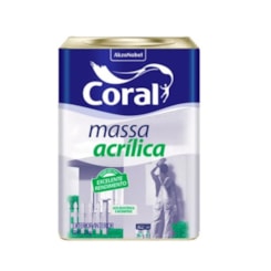 Pré Pintura Massa Acrilica Branco Coral 25kg