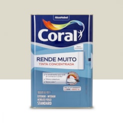 Tinta Acrílica Standard Fosco Rende Muito Branco Gelo 16l Coral