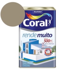 Tinta Acrílica Standard Fosco Rende Muito Concreto 16l Coral