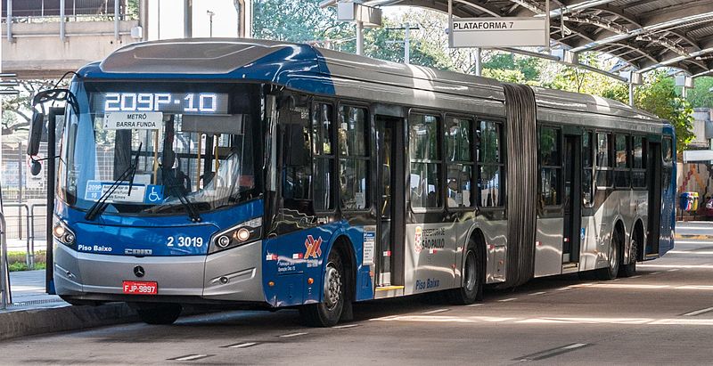 Base de dados traz mapeamento de corredores de ônibus de São Paulo