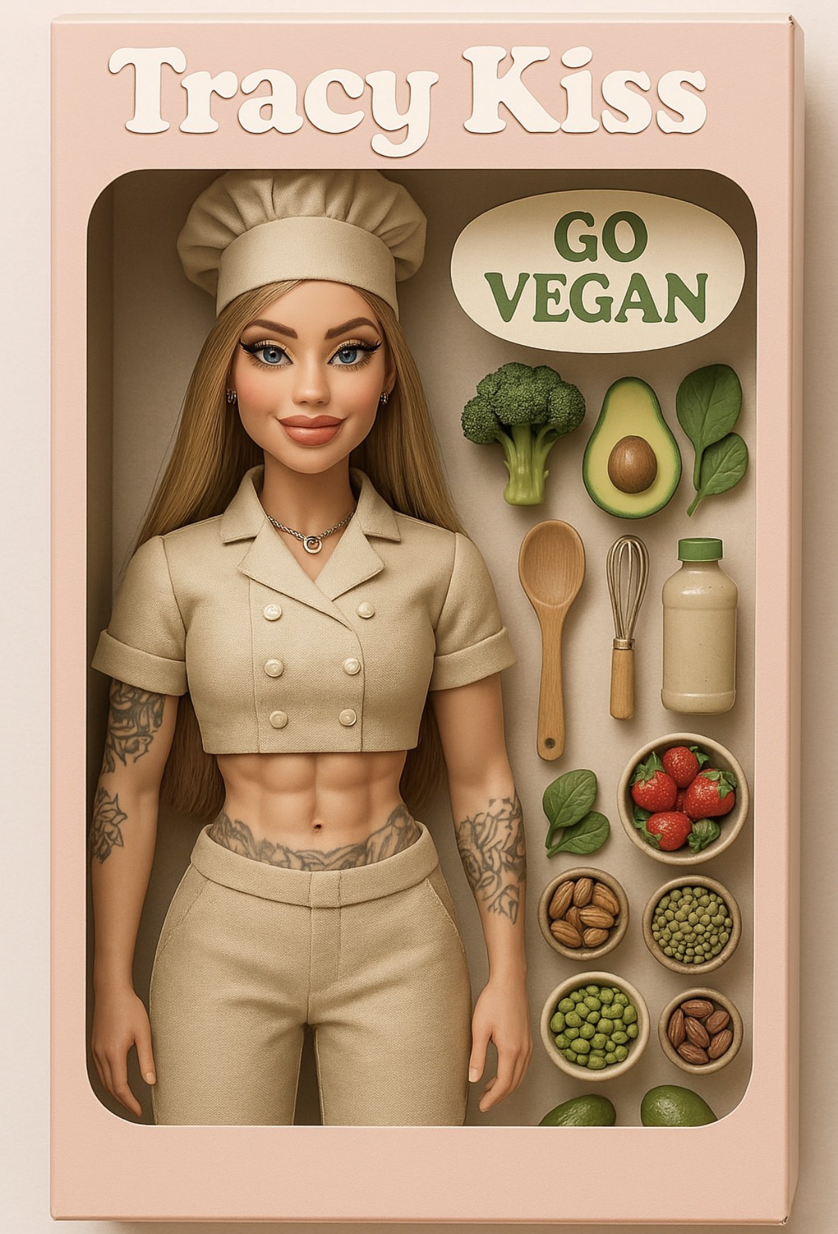 Text-generated Barbie style